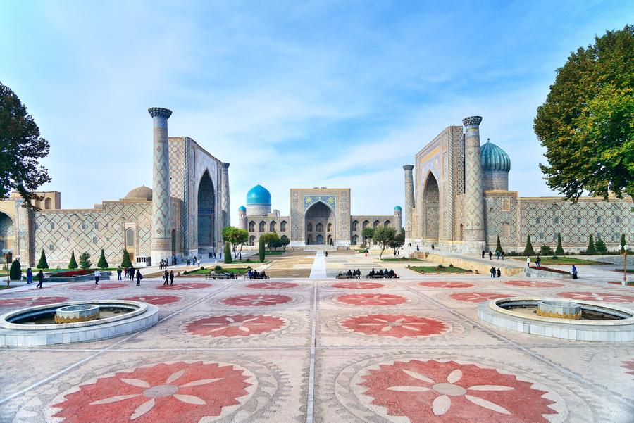 Registan Square, Shah-i-Zinda - UNESCO World Heritage, Samarkand, Uzbekistan