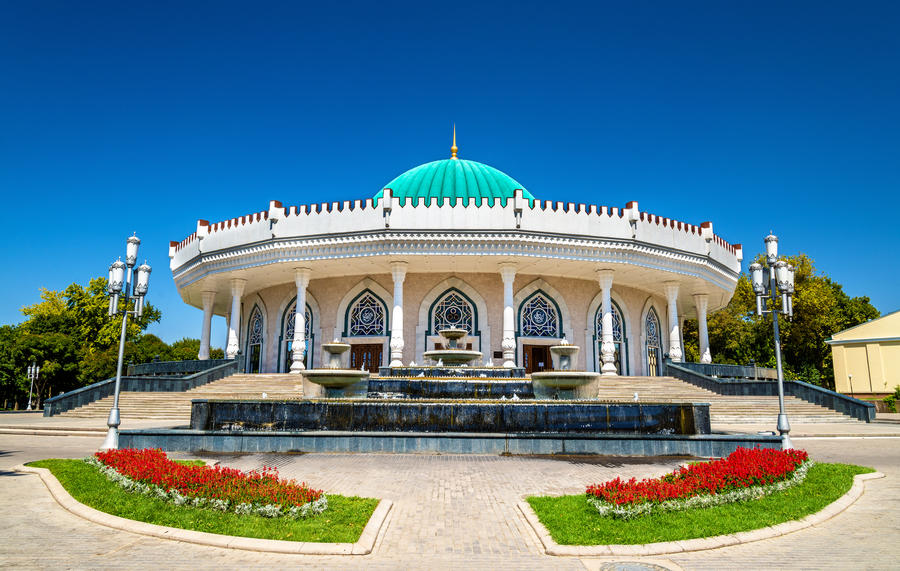Amir Timur museum in Tashkent, the capital of the Republic of Uzbekistan