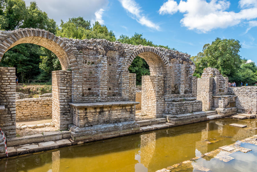 Complex the sanctuary of Asclepius in Butrint