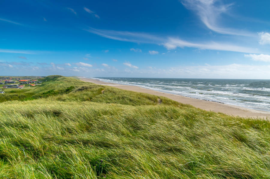 Northsea coast in Denmark