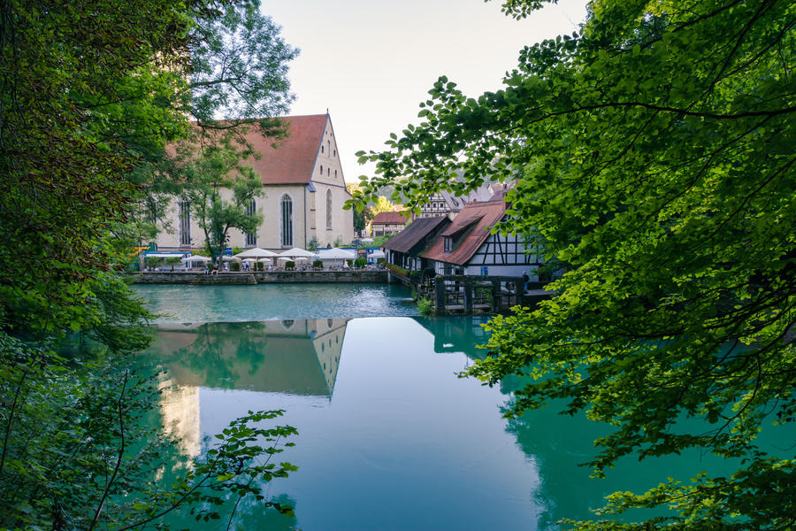 Blaubeuren Blautopf Blue Water Tourist Destination Sight Color Body of Water Germany