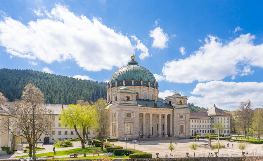 Dome of St. Blasien in Black Forest