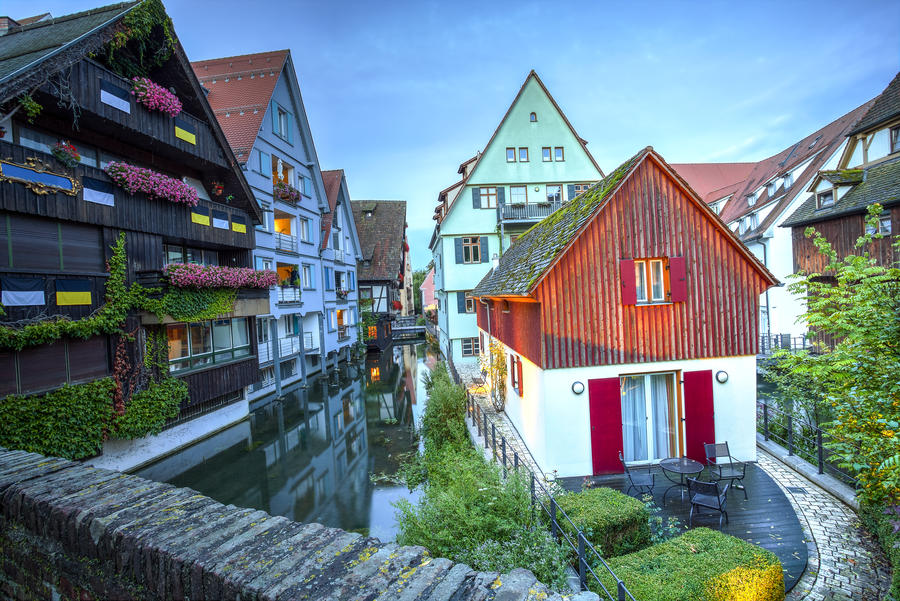 Old street in Ulm, Germany