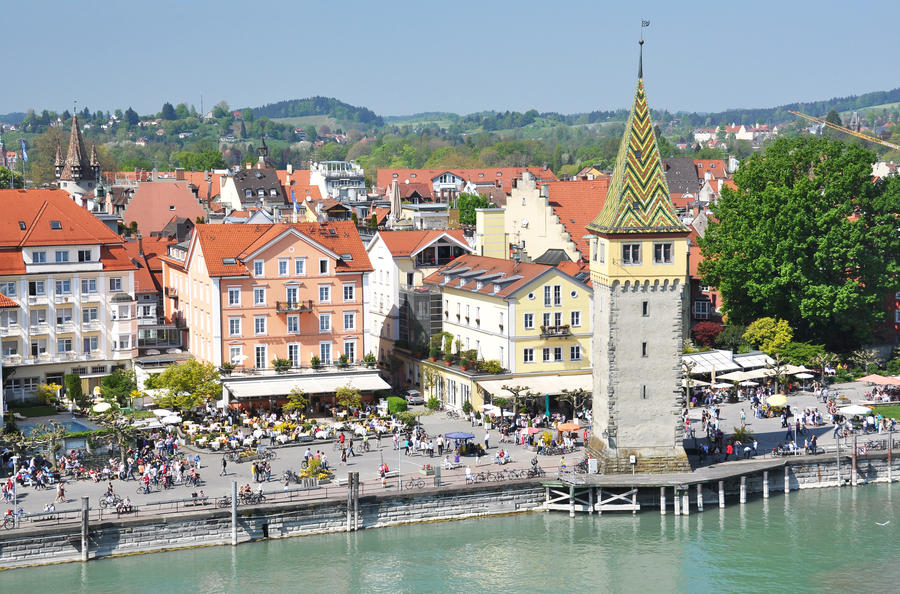 Port of Lindau island, Germany