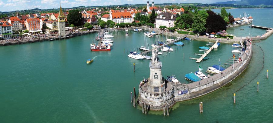 Hafen, Lindau, Bodensee, Bayern, Deutschland