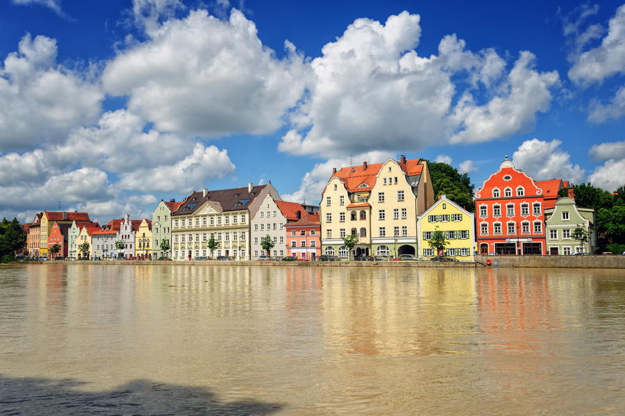 Landshut, the medieval town in Bavaria, Germany