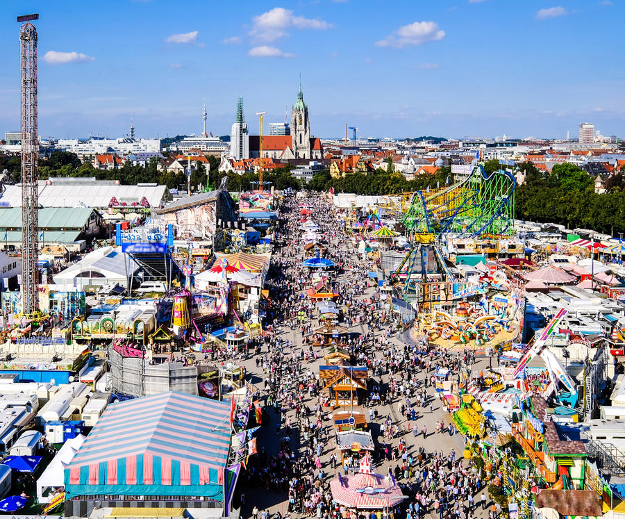 famous oktoberfest in munich - germany