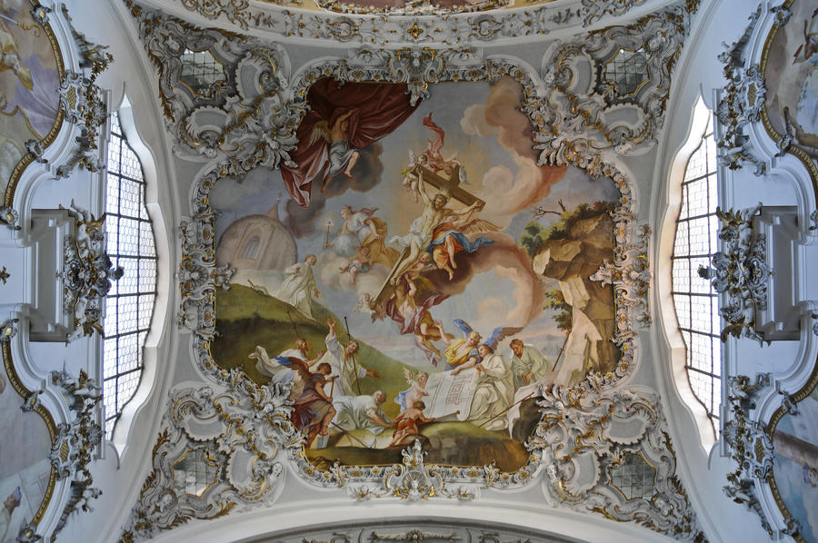 Bavarian Baroque, Steingaden, Bavaria, Germany