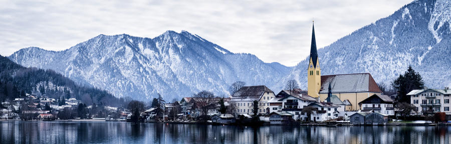 rottach-egern at the tegernsee - bavaria - germany