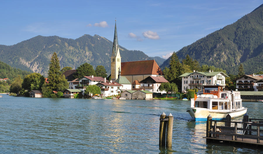 Rottach-Egern,Lake Tegernsee,Bavaria,Germany