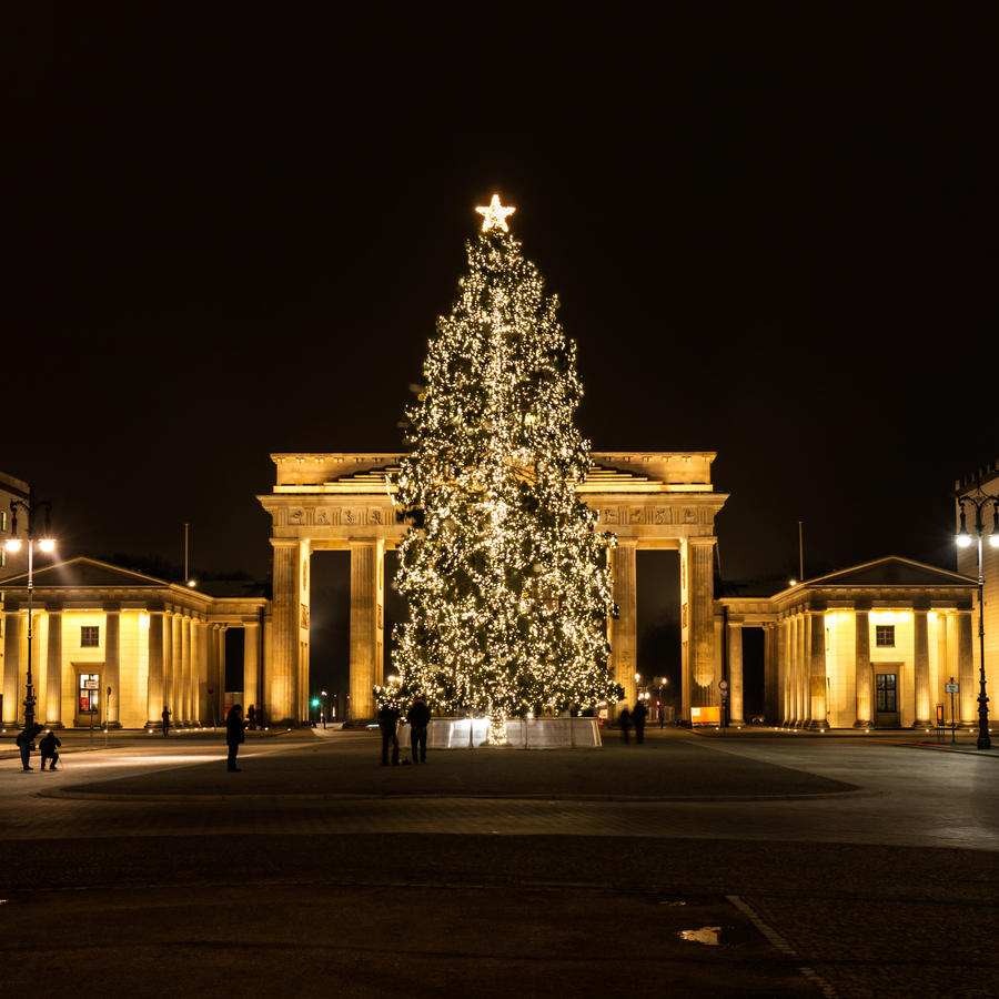 brandenburger tor in december