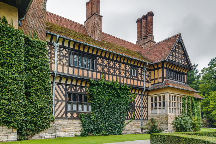 Cecilienhof is a palace in Potsdam, Brandenburg, Germany. Cecilienhof was the last palace built by the Hohenzollern family that ruled Prussia and Germany until 1918.