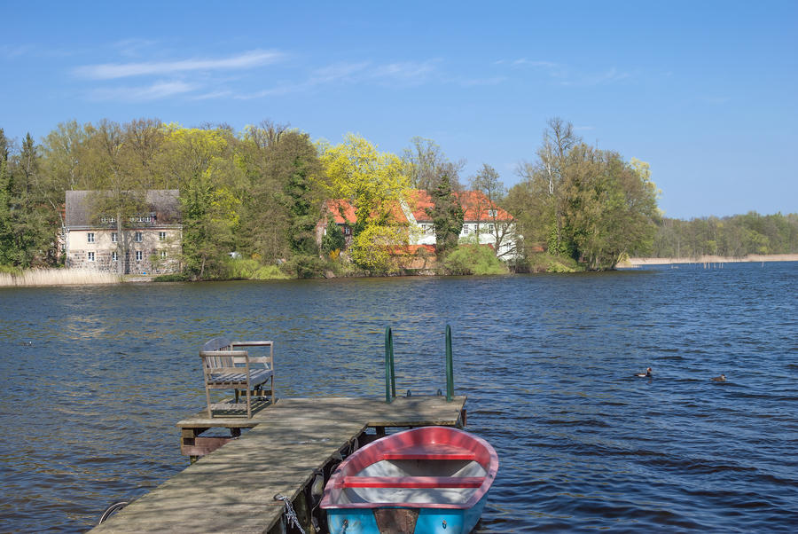 idyllic Landscape in Uckermark Region near Templin,Brandenburg,eastern Germany