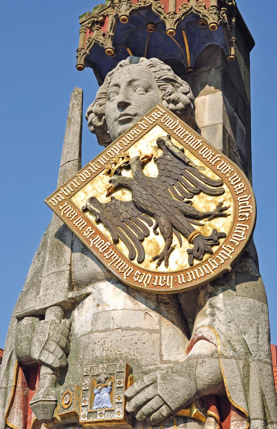 der Roland in Bremen Auf Dem Marktplatz
