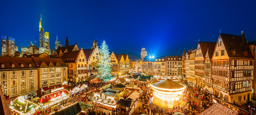 Christmas market in Frankfurt, Germany