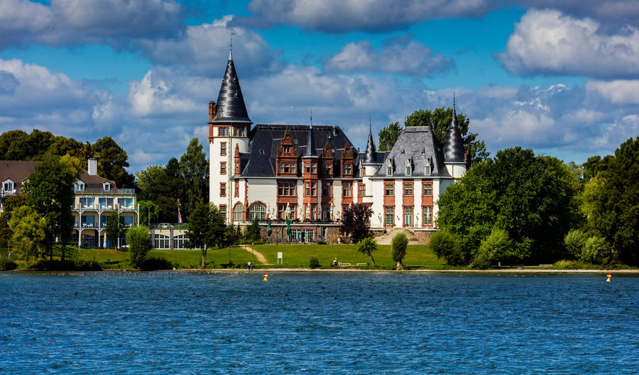 Historic, beautiful old mansion in Waren on the Muritz, Mecklenburg-Western Pomerania, Germany