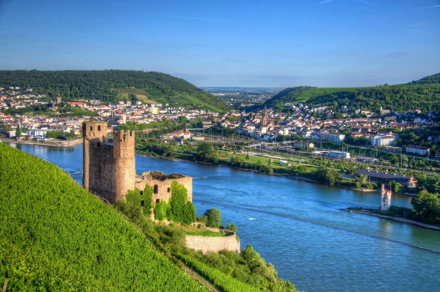 Ancient german fortress, Ruedesheim, Rhein-main-pfalz, Germany