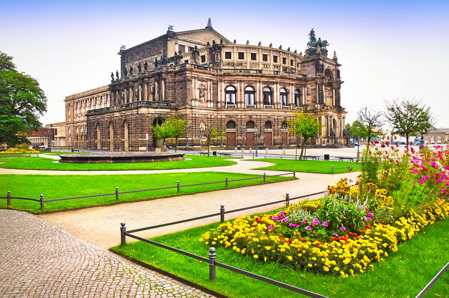 Theatre on the square in Dresden