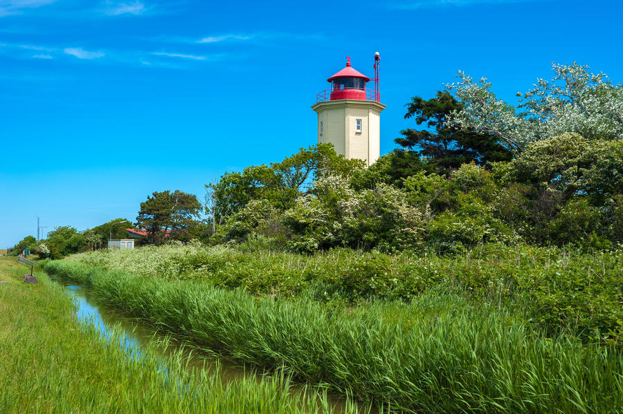 The Lighthouse of Westermarkelsdorf on the Fehmarn Island