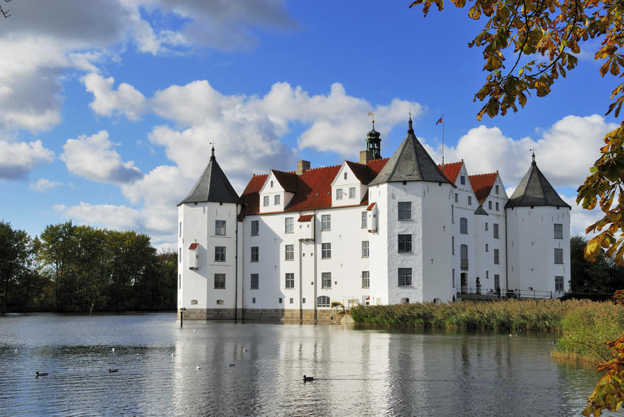 The Castle of Glucksburg in Flensburg Germany where the forefathers of the Danish Royal Family lived.