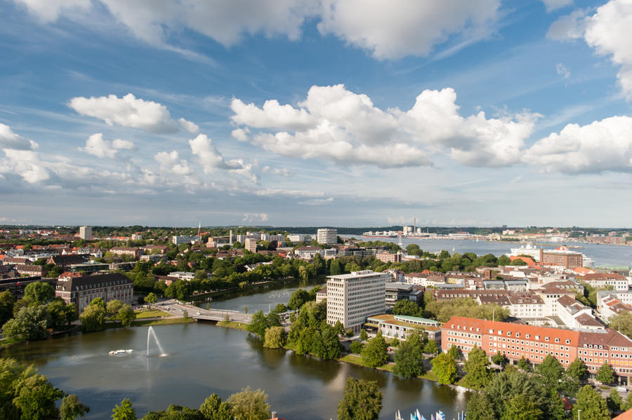 Kiel Luftaufnahme Panorama