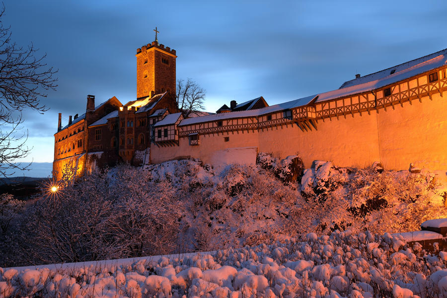The Wartburg Castle near Eisenach in Germany