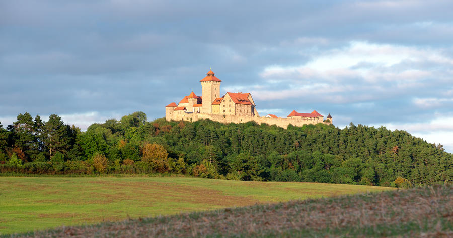 Wachsenburg, one of the three Medieval Fortresses in Thuringia, Germany, called the &quot;Drei Gleichen&quot;
