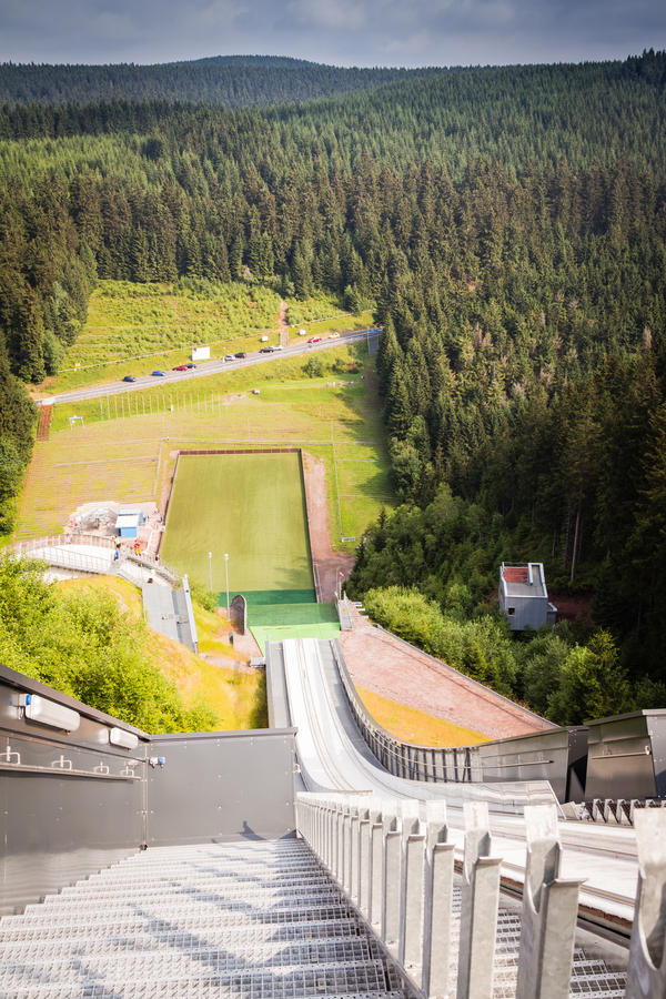 Ski Jump built, Oberhof, Germany