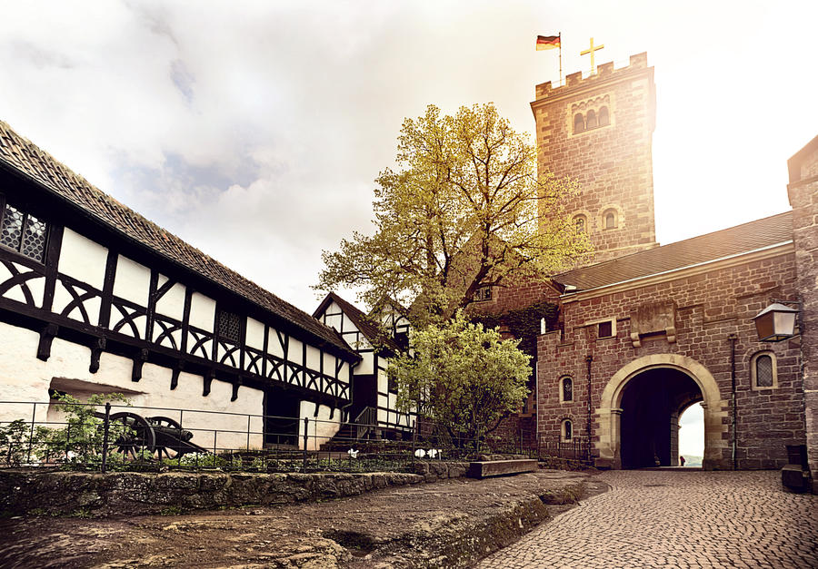 medieval Wartburg Castle in Eisenach, Germany