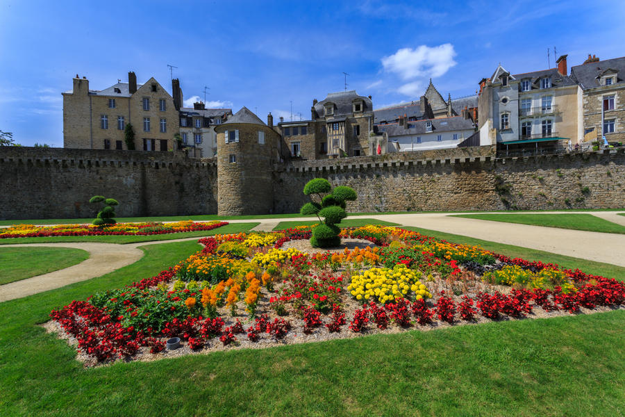 Vannes,a medieval city of Brittany in France