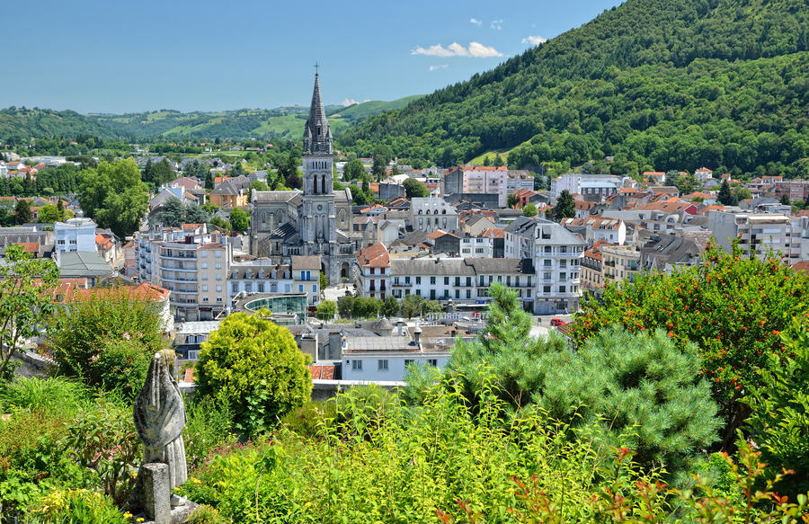 Lourdes is a major place of Roman Catholic pilgrimage. It is a small market town lying in the foothills of the Pyrenees.