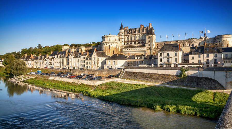 Amboise Chateau. The Loire Valley. France.
