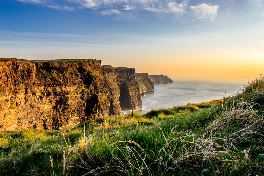Cliffs of Moher at sunset
