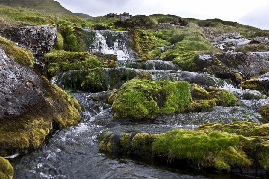 Waterfall on Faroe Islands