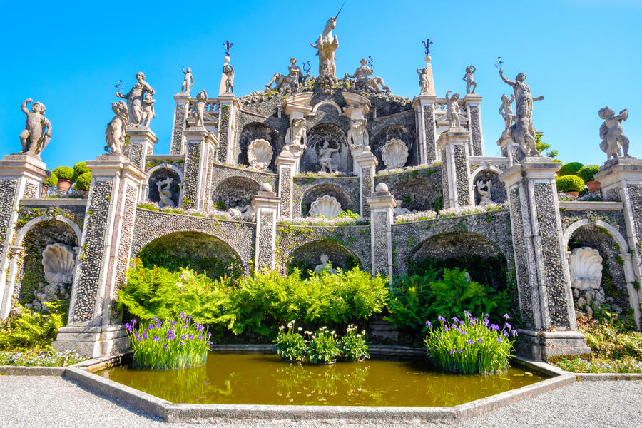 isola bella garden Palazzo Borromeo Lake Maggiore - Stresa - Italy isolabella
