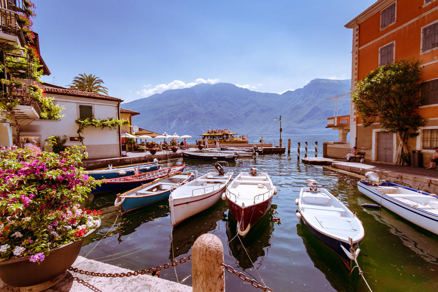 Limone sul Garda is a town in Lombardy (northern Italy), on the shore of Lake Garda.