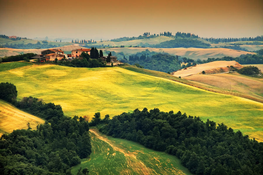 Scenic view of typical Tuscany landscape, Italy