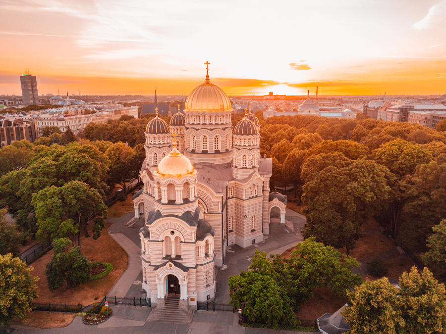 Cathedral of the Nativity of Christ in Riga, Latvia