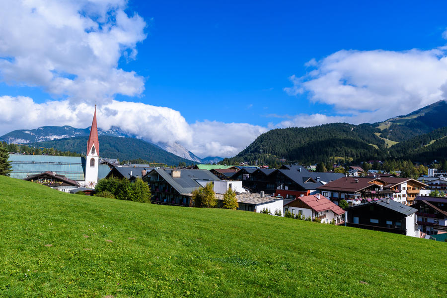 Lake Wildsee at Seefeld in Tirol, Austria - Europe
