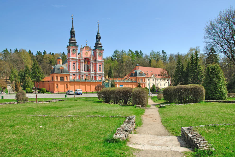 the famous Church of Swieta Lipka,Masuria,Poland