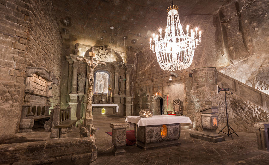 Wieliczka Salt Mine in Poland