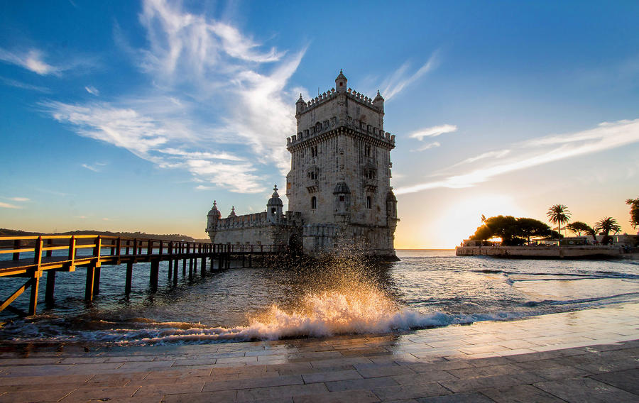 Torre de Belem/Belem Tower, Lisboa, Portugal - one of the most famous attractions of Portugal