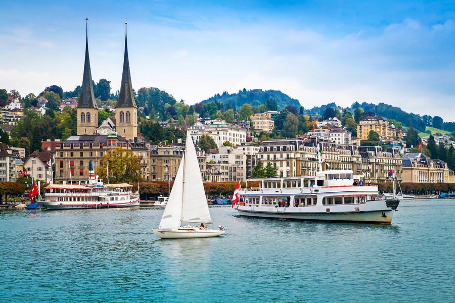 Cityscape of Lucerne, Switzerland