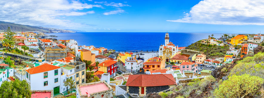 Candelaria, Tenerife, Canary Islands, Spain: Overview of the Basilica of Our Lady of Candelaria, Tenerife landmark