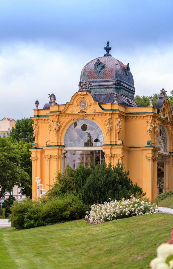Romantic architecture of Bohemia. Marianske Lazne (Marienbad), Czech Republic