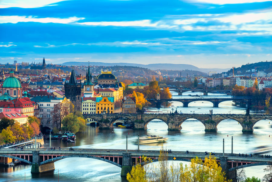 Prague, Charles Bridge and Old Townl. Czech Republic