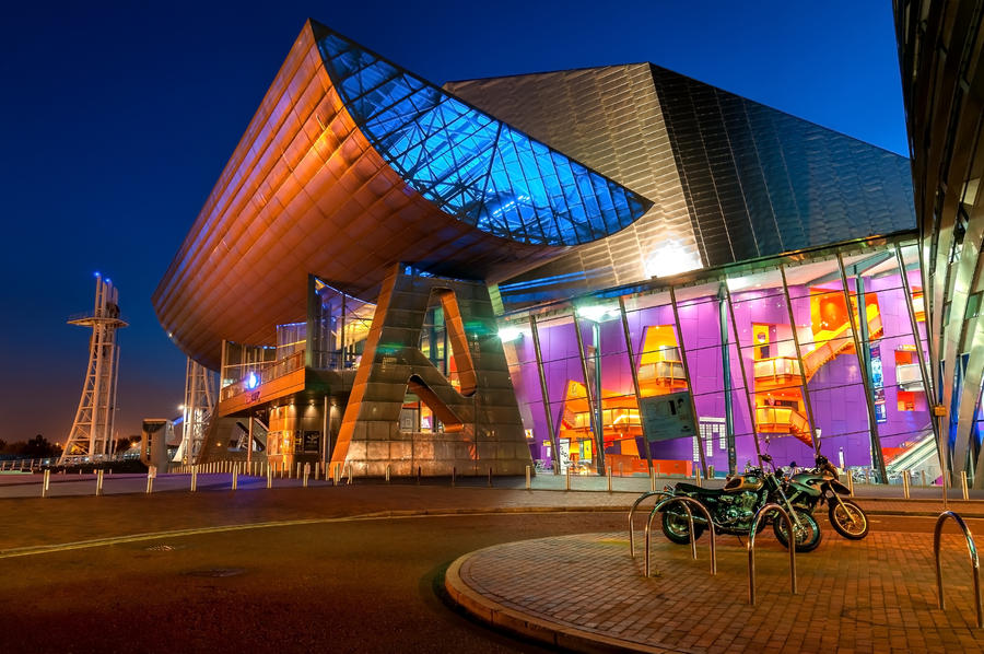 The Lowry is a theatre and gallery complex situated at Salford Quays, Greater Manchester, England