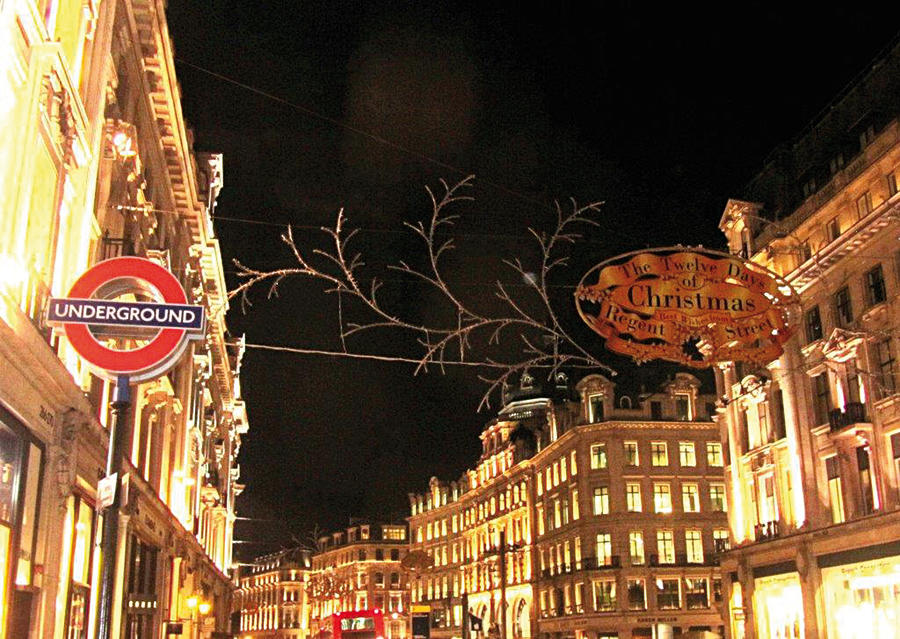 Minitrip London  zum Weihnachtsshopping
