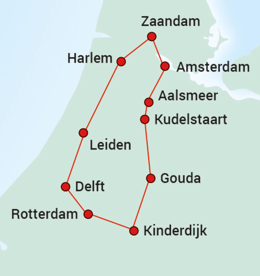 Karte Holland_Rad