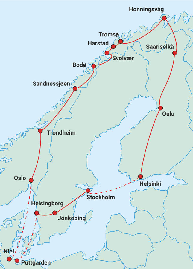 Skandinavien-Nordkap